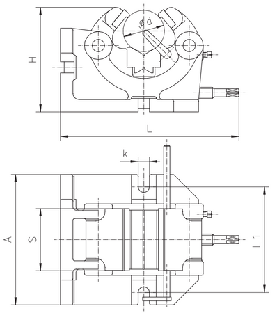 Imadło maszynowe do wałków 100mm - Bison 6546