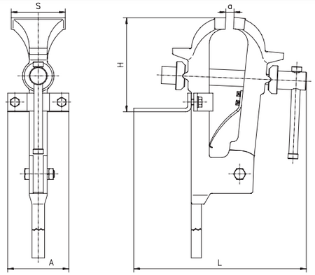 Imadło ślusarskie 150mm - Bison 1253