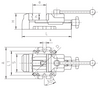 Imadło maszynowe wiertarskie 100mm - Bison 6542