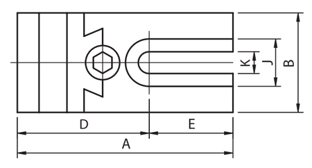 Imadło maszynowe dzielone SV 86,5x192