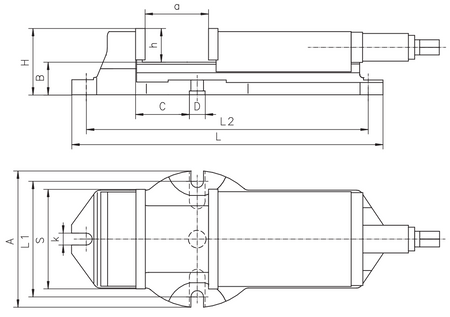 Imadło maszynowe 210mm - Bison 6910