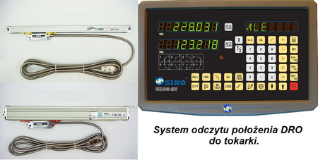 System odczytu położenia DRO na tokarkę 1m.