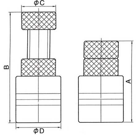 Podpórka śrubowa ze stopą magnetyczną 110-170 mm VSJM-165