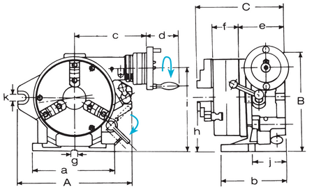 Podzielnica uniwersalna przyrząd podziałowy przestawny 160mm 