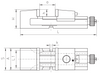 Imadło maszynowe 125mm - Bison 6517