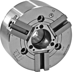 Uchwyt tokarski 3-szczękowy 200mm, 90°  z dużym przelotem- Bison 2405