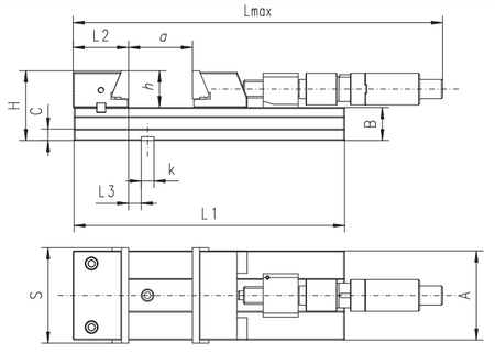 Imadło precyzyjne 305x150mm - Bison 6621