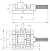 Imadło maszynowe wiertarskie 120mm - Bison 6543