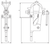 Imadło ślusarskie 150mm - Bison 1253