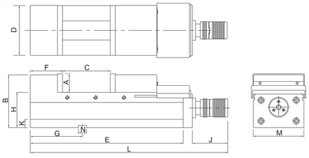 Imadło maszynowe super mocne VMC-130HV