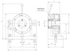 Podzielnica, przyrząd podziałowy 125mm - Bison 5901