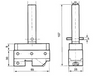 Imadło do mocowania elektrod EDM 20x10mm