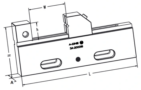 Imadło do EDM ze stali nierdzewnej 150x32mm