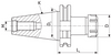 Oprawka zaciskowa do tulejek ER20 - DIN40 160mm