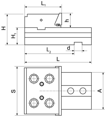 Imadło precyzyjne modułowe rozdzielne 100mm - moduł nr 2