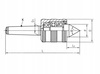 Kieł tokarski obrotowy standardowy - Morse 2